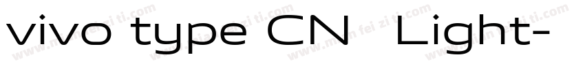 vivo type CN简 Light字体转换